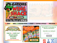 Tablet Screenshot of gatorswingshack.com